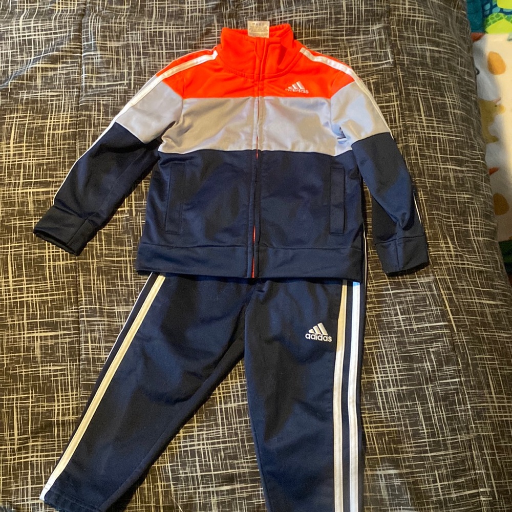 Adidas kids track suite